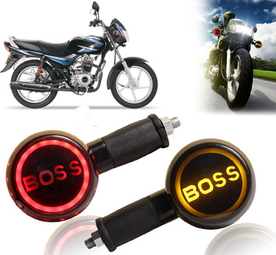 AUTO PEARL Side LED Indicator Light for Bajaj CT 100(Yellow, Red)