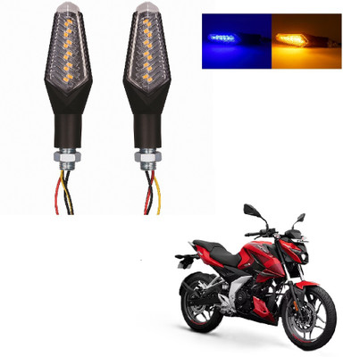 JMA TRADING Front, Rear LED Indicator Light for Bajaj Universal For Bike(Blue, Amber)