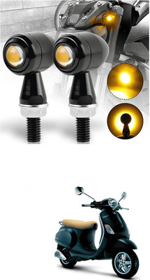 LOVMOTO Front, Rear LED Indicator Light for Piaggio Vespa LX(Yellow)