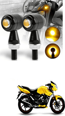 LOVMOTO Front, Rear LED Indicator Light for TVS Apache RTR 180(Yellow)