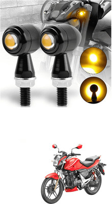 LOVMOTO Front, Rear LED Indicator Light for Universal For Bike(Yellow)