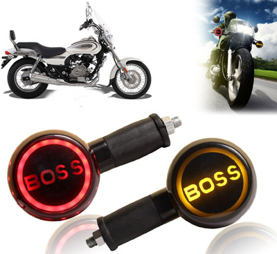AUTO PEARL Side LED Indicator Light for Bajaj Avenger(Yellow, Red)