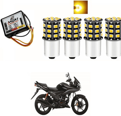 PRTEK Front, Side LED Indicator Light for Honda CBF Stunner(Yellow)