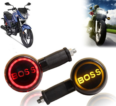 AUTO PEARL Side LED Indicator Light for Hero Glamour(Yellow, Red)