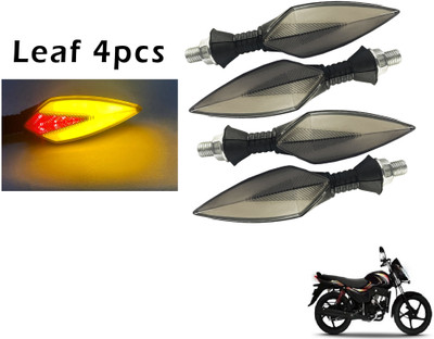 Generox Front, Rear LED Indicator Light for Mahindra Pantero(Red, Yellow)