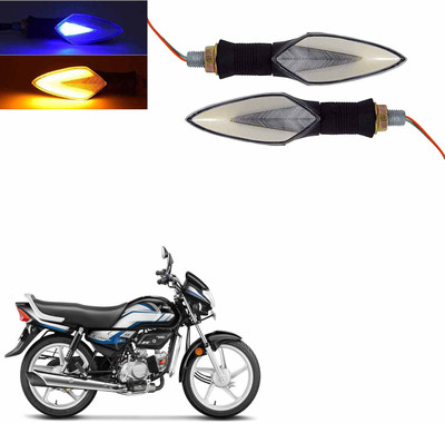 Vagary Front, Rear LED Indicator Light for Hero HF Deluxe(Blue, Yellow)