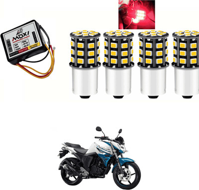 PRTEK Front, Side LED Indicator Light for Yamaha FZ16(Red)