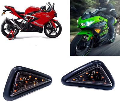 AUTO PEARL Side LED Indicator Light for TVS Apache(Yellow)