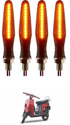 E-Shoppe Front, Rear, Side LED Indicator Light for Bajaj Sunny(Yellow)