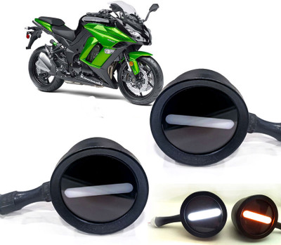 AUTO PEARL Front LED Indicator Light for Honda Ninja(White, Yellow)