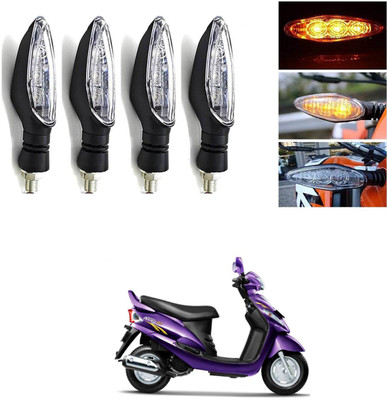 LOVMOTO Front, Rear LED Indicator Light for Mahindra Rodeo RZ(Yellow)
