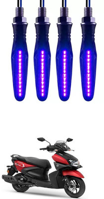 E-Shoppe Front, Rear, Side LED Indicator Light for Yamaha Universal For Bike(Blue)