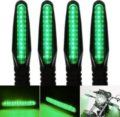 Aptfit Front, Rear LED Indicator Light for Universal For Bike Universal For Bike(Green)