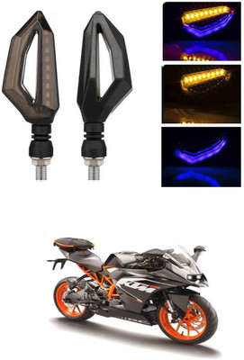 PRTEK Universal High Bright Front Rear Led Side Indicator Turn Signal V712 Indicator Light Motorbike LED for KTM (12 V, 12 W)(RC 200, Pack of 2)