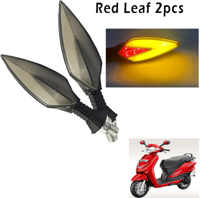 Generox Front, Rear, Side LED Indicator Light for Hero Moto Corp Duet(Red, Yellow)