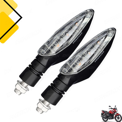 Generox Front, Rear LED Indicator Light for Suzuki Sling(Amber)