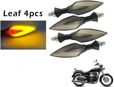 Generox Front, Rear LED Indicator Light for Royal Enfield Thunder Bird 350(Red, Yellow)