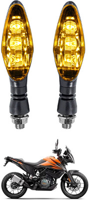 RKPSP Front, Rear LED Indicator Light for KTM Universal For Bike(Yellow)