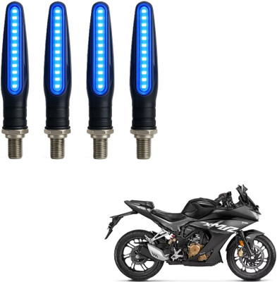 JMA TRADING Front, Rear LED Indicator Light for Hero Universal For Bike(Blue)