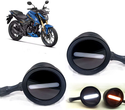 AUTO PEARL Front LED Indicator Light for Honda(White, Yellow)