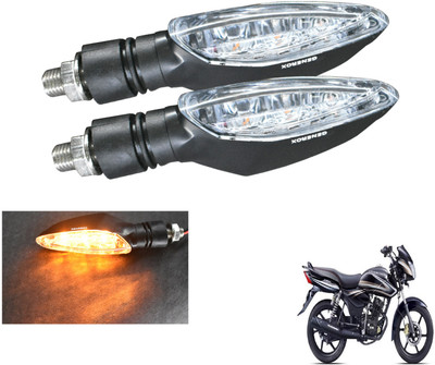 Generox Front, Rear LED Indicator Light for TVS Phoenix 125(Amber)