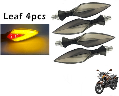Generox Front, Rear LED Indicator Light for Hero Hunk(Red, Yellow)