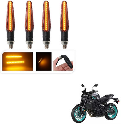 JMA TRADING Front, Rear LED Indicator Light for Yamaha Universal For Bike(Amber)