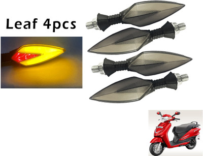 Generox Front, Rear LED Indicator Light for Hero Moto Corp Duet(Red, Yellow)