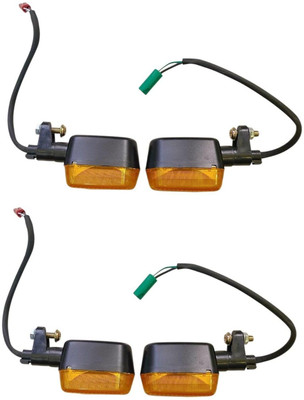 road religion Rear, Front Halogen Indicator Light for Royal Enfield Himalayan(Orange)