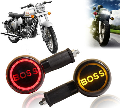 AUTO PEARL Side LED Indicator Light for Royal Enfield(Yellow, Red)