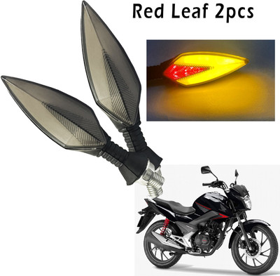 Generox Front, Rear, Side LED Indicator Light for Honda CBF 125(Red, Yellow)