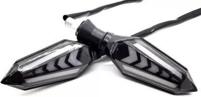 Vtrust Front, Side LED Indicator Light for Universal For Bike Universal For Bike(Multicolor)