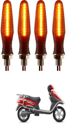 E-Shoppe Front, Rear, Side LED Indicator Light for Hero Universal For Bike(Yellow)