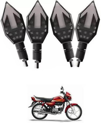 FKOK Front, Rear, Side LED Indicator Light for Honda CD Dawn(Multicolor)