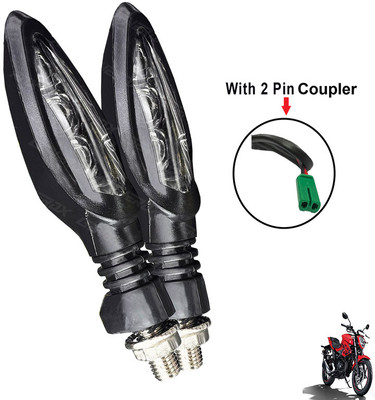 Generox Front, Rear LED Indicator Light for Suzuki Gixxer Naked(Yellow)