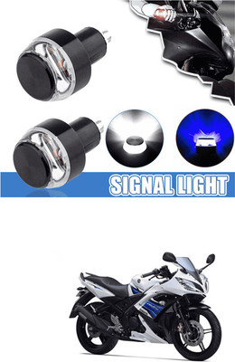 LOVMOTO Front LED Indicator Light for Yamaha YZF R15 S(White, Blue)
