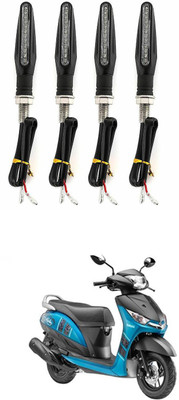 PRTEK Front, Rear LED Indicator Light for Yamaha Alpha(Multicolor)