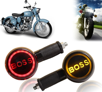 AUTO PEARL Side LED Indicator Light for Royal Enfield(Yellow, Red)