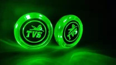 Grandbiker Side LED Indicator Light for TVS Universal For Bike(White, Green)
