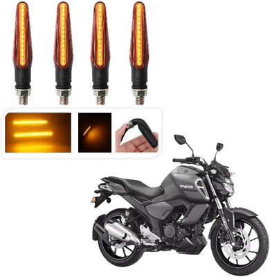 JMA TRADING Front, Rear LED Indicator Light for Yamaha Universal For Bike(Amber)