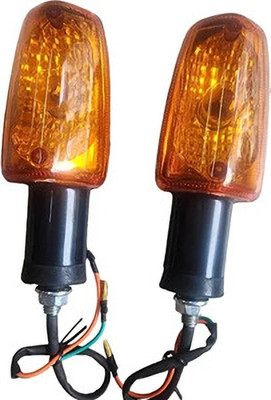 victrix Front Halogen Indicator Light for Hero Passion Plus(Orange)