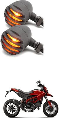 LOVMOTO Front, Rear LED Indicator Light for Hero Hunk(Yellow)