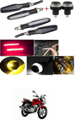E-Shoppe Front, Rear, Side LED Indicator Light for Honda CBF(Yellow, Blue)