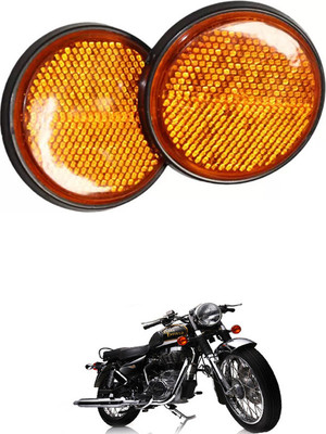 E-Shoppe Front, Rear, Side LED Indicator Light for Royal Enfield Electra Delux(Yellow)