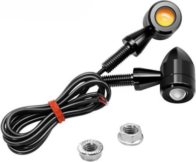 Anaisha Enterprises Side, Rear, Front LED Indicator Light for Universal For Bike Universal For Bike(Yellow)