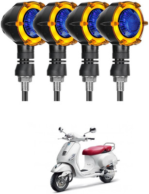 PRTEK Front, Rear LED Indicator Light for Piaggio(Multicolor)