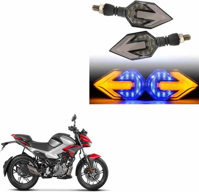 Vagary Front, Rear LED Indicator Light for Hero Xtreme(Blue, Yellow)