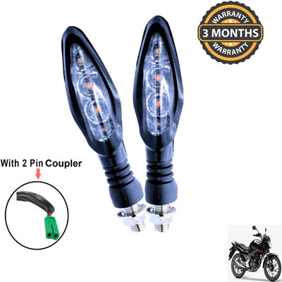 Generox Front, Rear LED Indicator Light for Honda CBF 125(Yellow)
