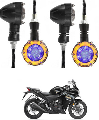 PRTEK Universal High Bright Front Rear Led Side Indicator Turn Signal V1195 Indicator Light Motorbike LED for Honda (12 V, 12 W)(CBR 250R, Pack of 4)
