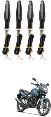 PRTEK Front, Rear LED Indicator Light for Suzuki GS 150R(Yellow)